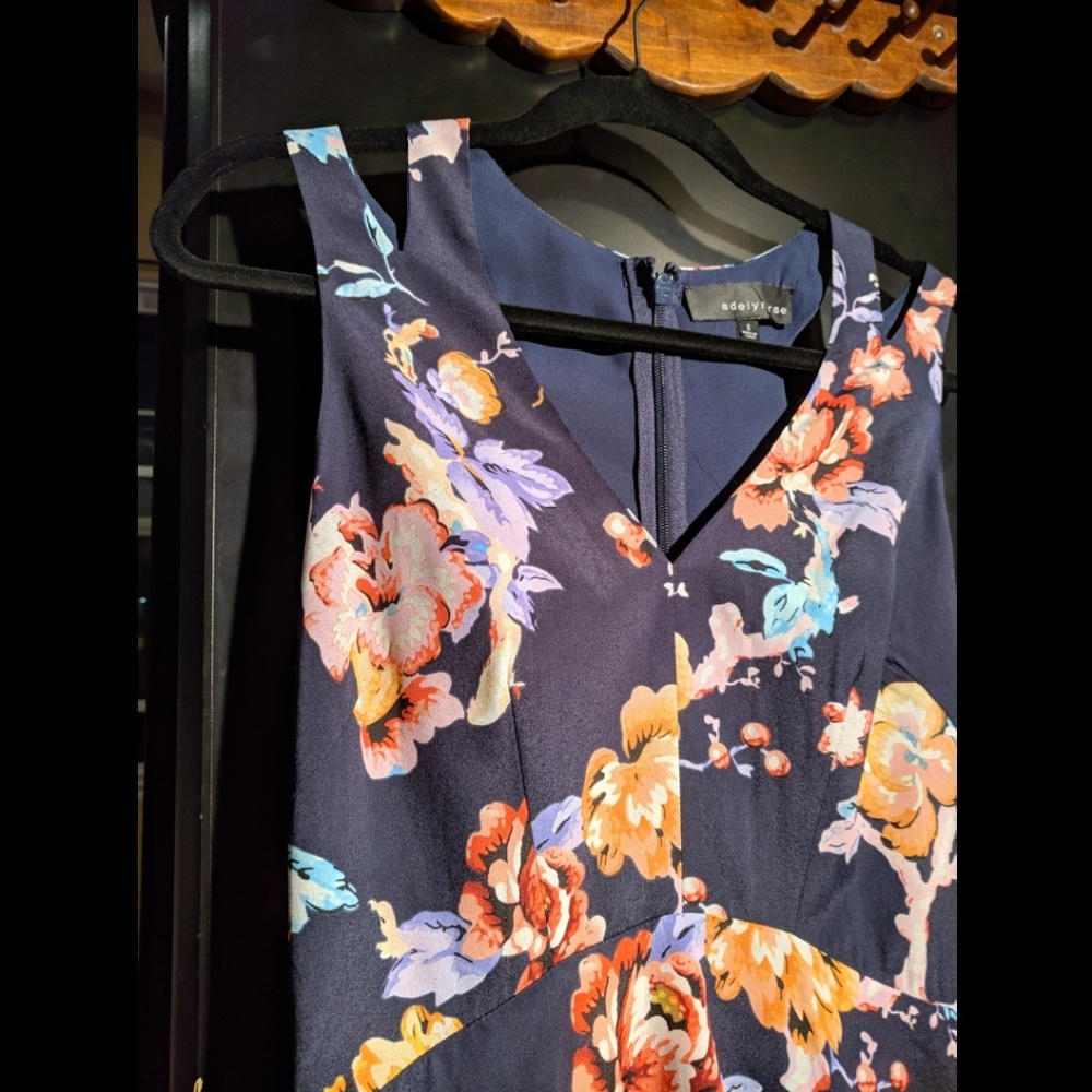 Adelyn Rae Ruffle A-Line Dress - Picture 3 of 8